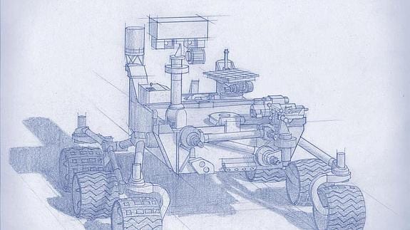 Así será el laboratorio móvil 'Mars 2020'.