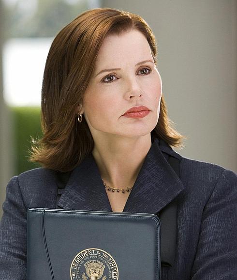 La actriz Geena Davis en una escena de 'Señora presidenta'. 