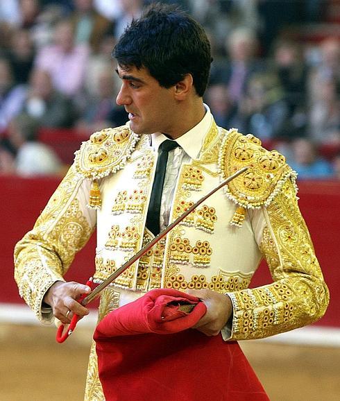 El torero Jesulín de Ubrique durante una corrida. 