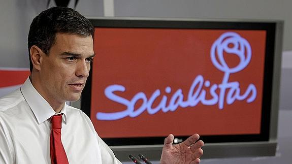 El secretario general del PSOE, Pedro Sánchez.