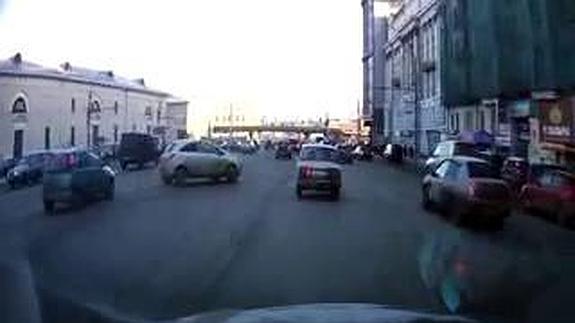 Así se aparca en Rusia
