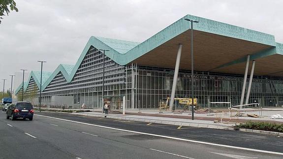 La estación, en una imagen tomada este mismo lunes. 