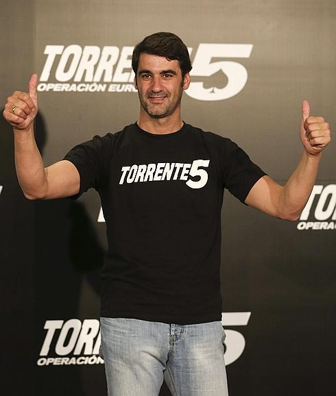 Jesulín, durante la presentación de la nueva película de 'Torrente', en la que interviene. 