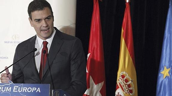 El secretario general del PSOE, Pedro Sánchez.