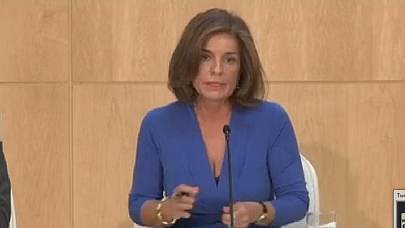 Ana Botella se ha mostrado molesta. "Me ofenden como alcaldesa y como mujer", ha indicado.