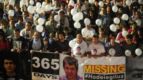 Concentración en Galdakao.