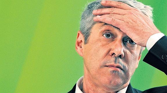 José Sócrates, entonces primer ministro, durante un acto de campaña de las elecciones de 2011. 