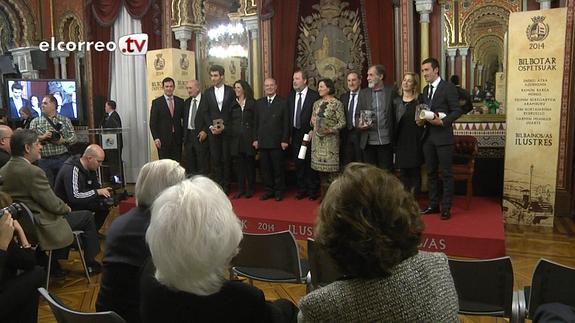 Eneko Atxa, Jon Kortajarena y Ramón Barea ya son Ilustres de Bilbao