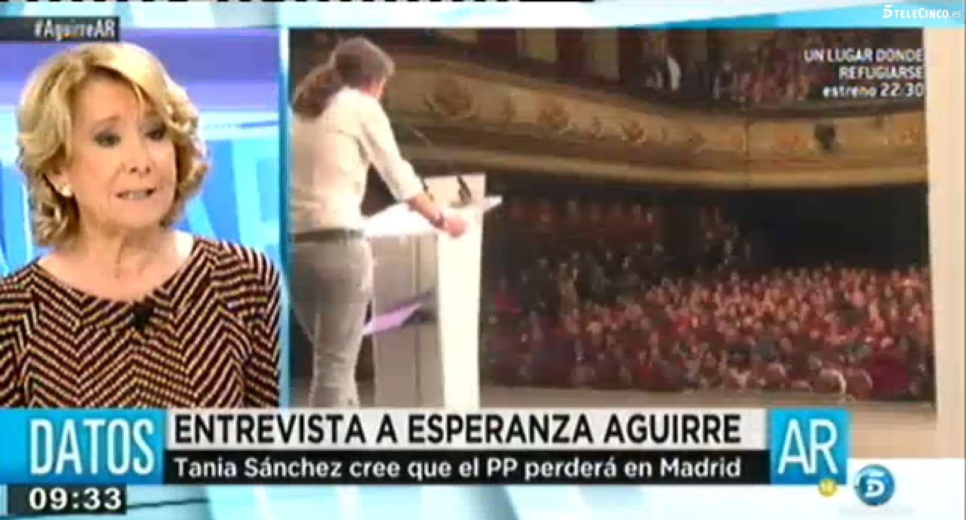 Esperanza Aguirre: "El problema que tiene 'Podéis' es que quiere dividirnos"