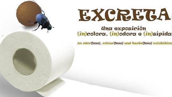 Cartel de la exposición 'Excreta'. 