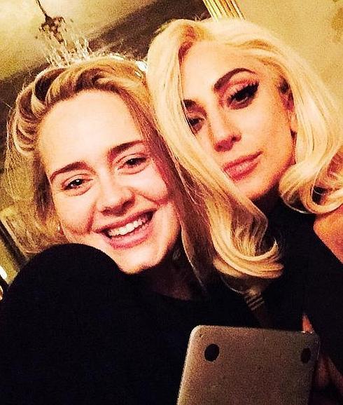 Adele y Lady Gaga.