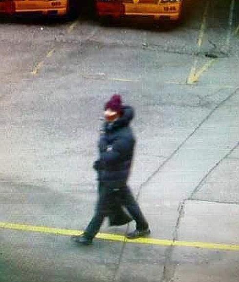 Imagen del presunto autor de los hechos difundida por la policía. 