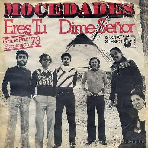 Portada del disco de Mocedades con la canción 'Eres tú'.