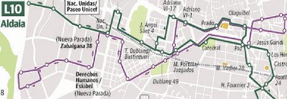 Así quedan las líneas de Tuvisa tras los cambios El Correo