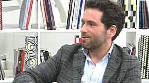 Borja Semper, durante la entrevista.