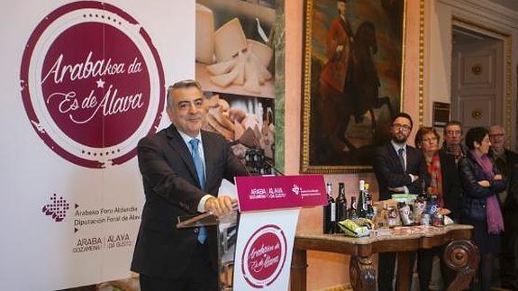 De Andrés, en la presentación de la campaña. 