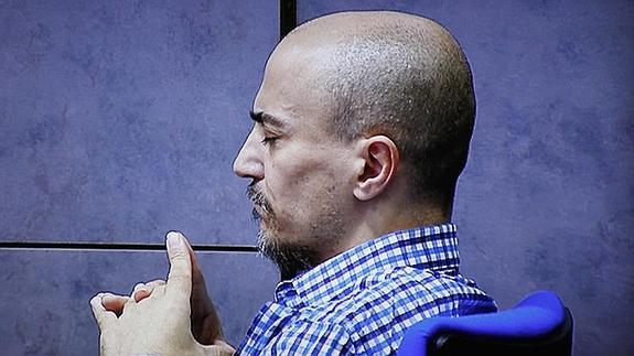 Juan Carlos Aguilar, durante el juicio.