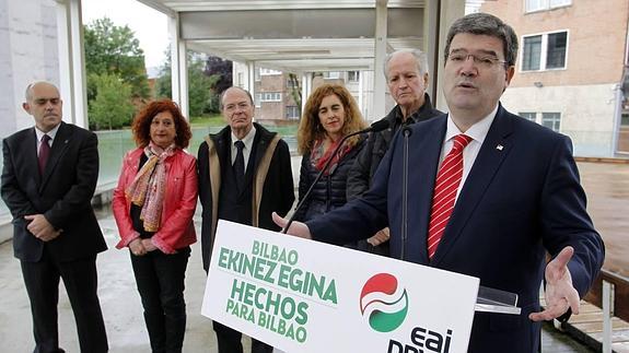 Juan María Aburto, candidato a la Alcaldía de Bilbao por el PNV. 