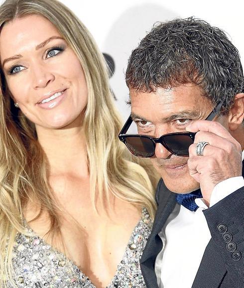 Antonio Banderas, junto a Nicole Kimpel, en el último Festival de Cannes.