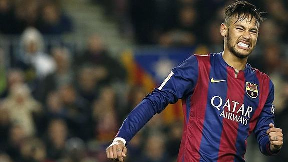 El jugador del Barcelona Neymar da Silva.