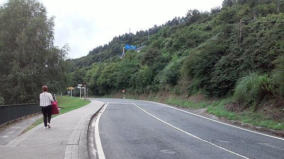 Lugar donde se ha produjo el atropello mortal de la mujer. 