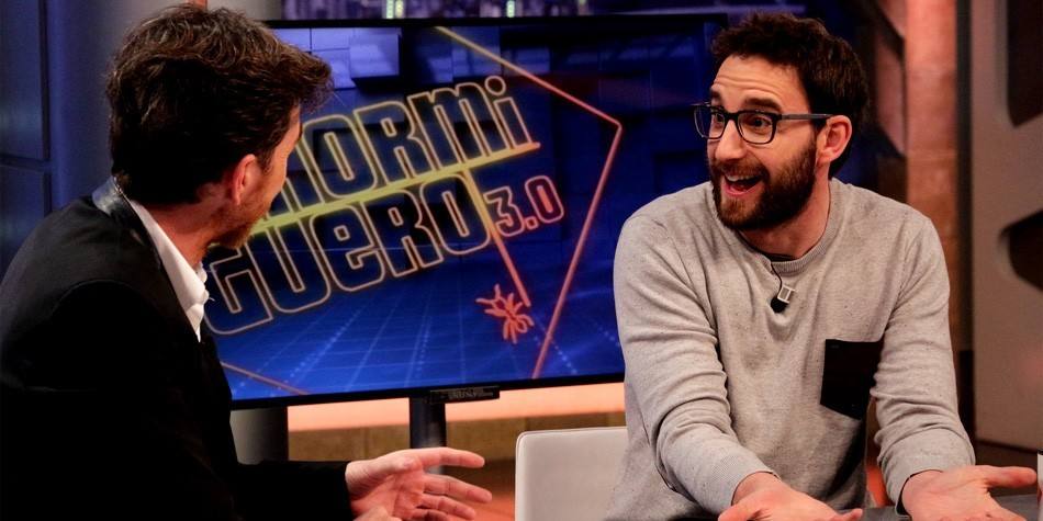 Dani Rovira con Pablo Motos en 'El Hormiguero'.