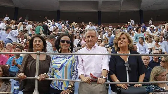 Pilar Melchor, Sonsoles Díez de Rivera, Manuel y Goretti Escauriaza.