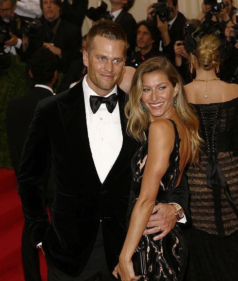 Gisele Bundchen, supermodelo, y su esposo, Tom Brady,