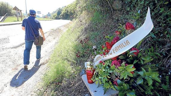 Lugar en el que apareció el cadáver de Leyre Rodríguez después de haber sido arrollada y golpeada, entre La Peña y Buia. 