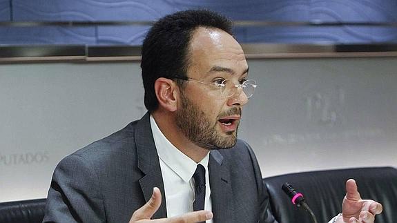 Antonio Hernando, portavoz del PSOE en el congreso.