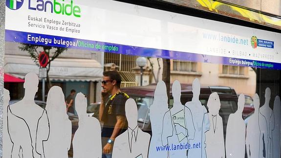 Vista de una oficina de Lanbide.