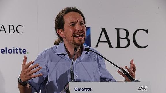 Pablo Iglesias, en el foro ABC 