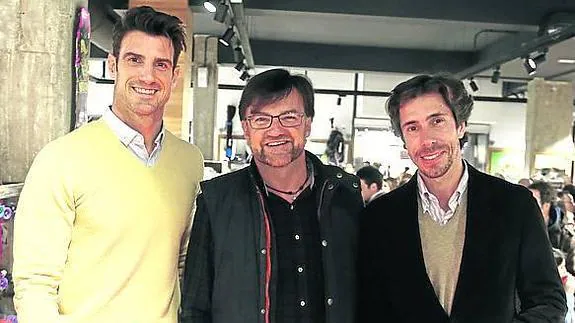 Aitor Ocio, Rafael Moreno y Ramón Armentia.