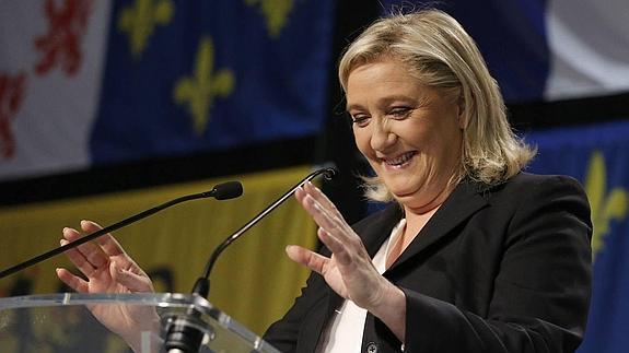 La presidenta del Frente Nacional, Marine Le Pen.