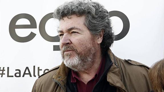El cabeza de lista de Podemos en Álava y coportavoz de Equo, Juantxo López Uralde. 