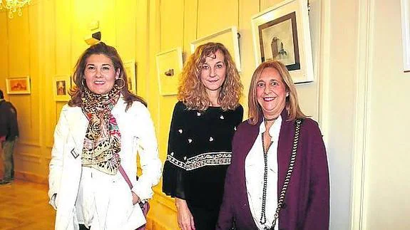 Teresa Fernández, Sonsoles Ortuzar y María Díez.