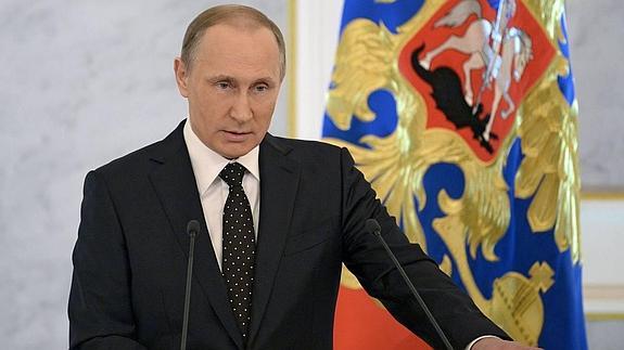 Vladimir Putin, presidente de la Federación Rusa.