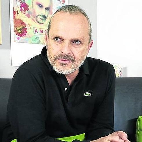 El cantante Miguel Bosé.