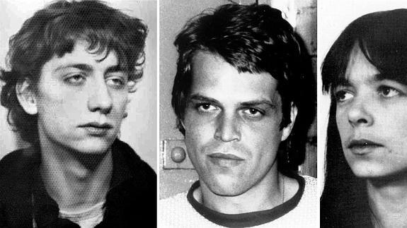 Burkhard Garweg, Ernst Volker Staub y Daniela Klette.