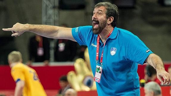 Veselin Vujovic, mito del balonmano y seleccionador de Eslovenia.