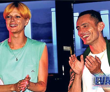 Bimba Bosé y David Delfin.