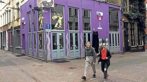 Imagen del bar en el que Hodei se reunió con sus amigos la noche de su desaparición.