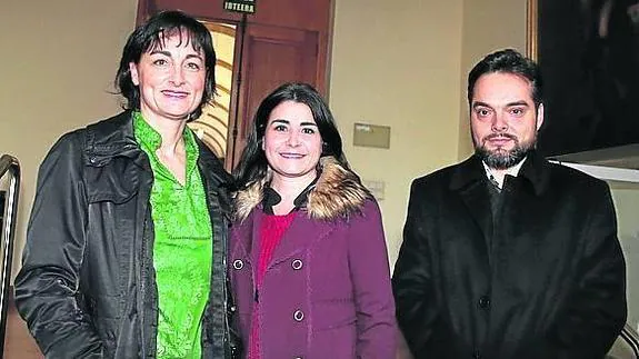 Begoña García Zapirain, Amaia Méndez y Sergio H. Faria.