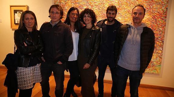Águeda, Esteban e Ibone Ramos, Yolanda Arduengo, Gorka García Herrero y Txabi Palacios. 