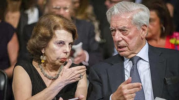 Patricia y Mario Vargas Llosa.