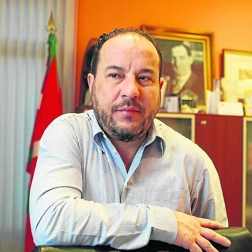 Gonzalo Riancho, cuando fue alcalde de Muskiz.