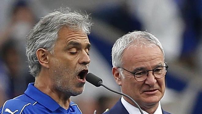 Andrea Bocelli, con Ranieri.