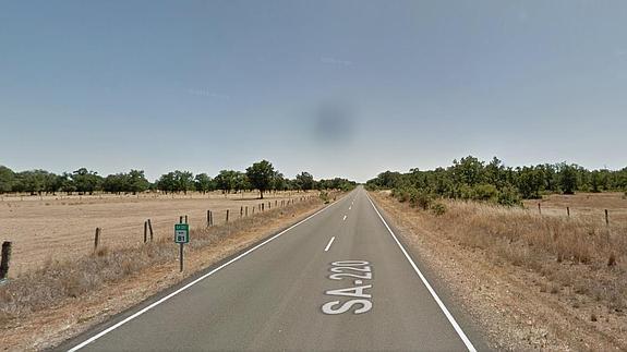 Recta en la que fue 'cazado' el vecino de Ermua. 