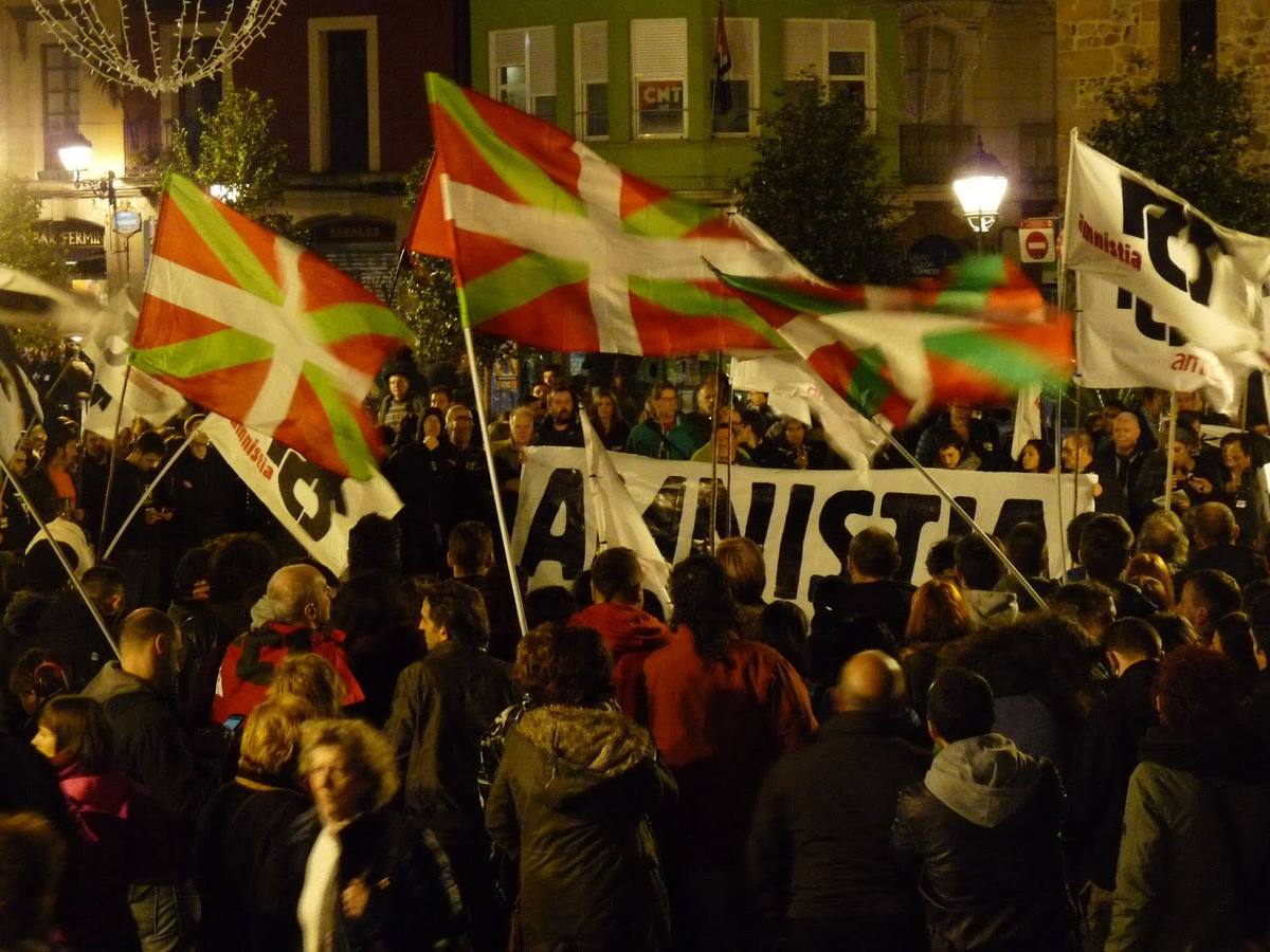 Manifestación por la amnistía organizada por los disidentes de ETA.