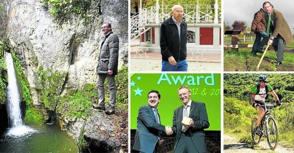 Alfonso Alonso, José Ángel Cuerda, Javier Maroto, Patxi Lazcoz y Gorka Urtaran. 